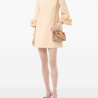 Valentino Crepe Couture Mini Dress
