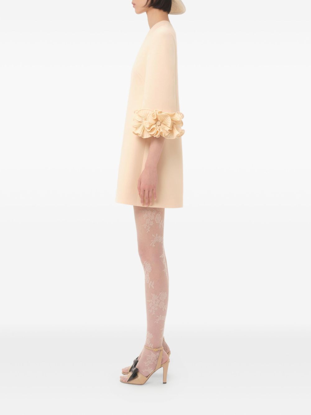 Valentino Crepe Couture Mini Dress