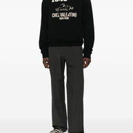 Valentino Chez Valentino Cotton Hoodie - Black