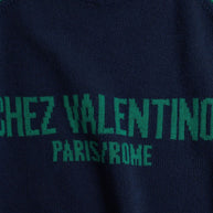Valentino Chez Valentino Wool Sweater - Blue