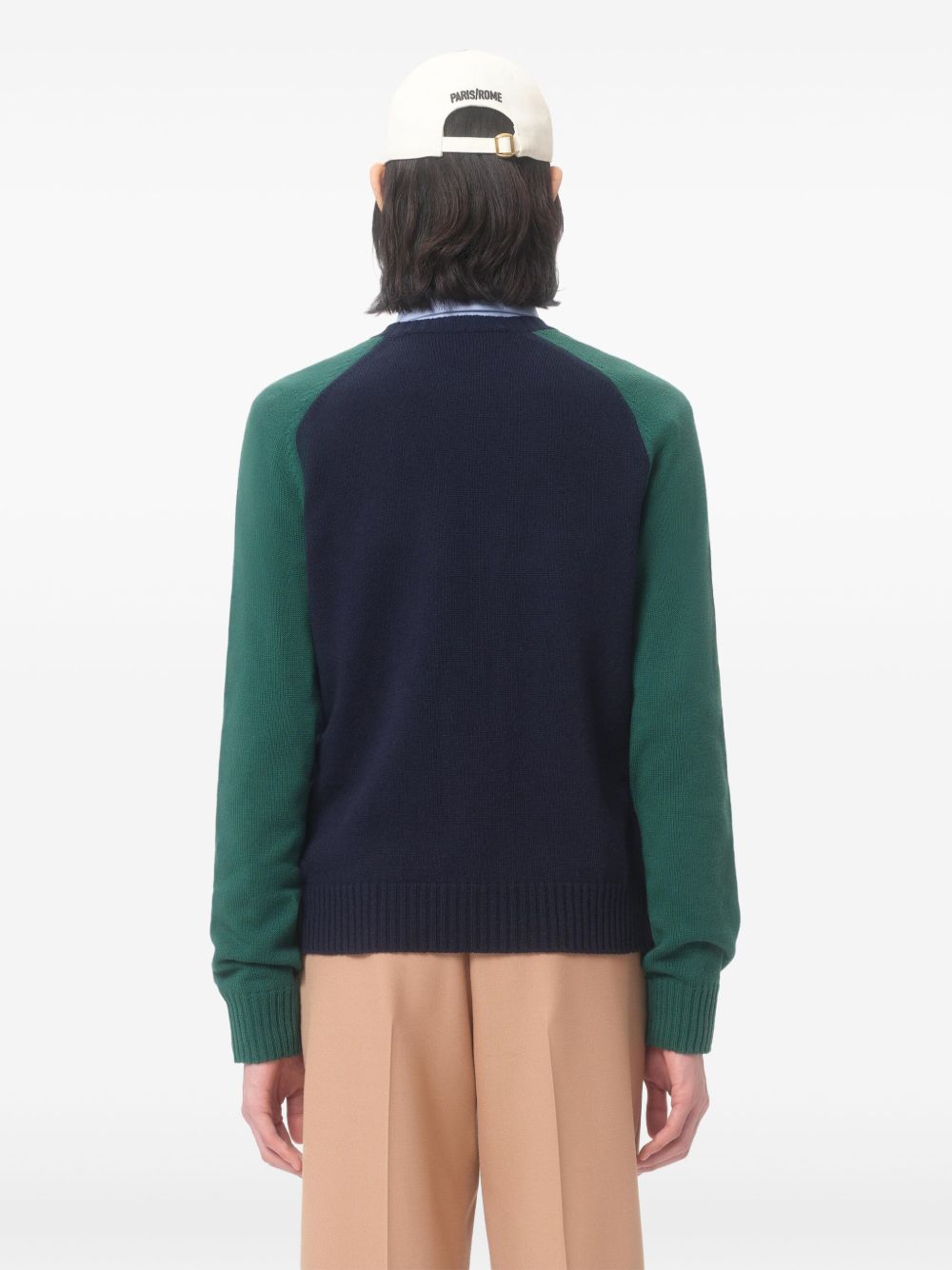 Valentino Chez Valentino Wool Sweater - Blue