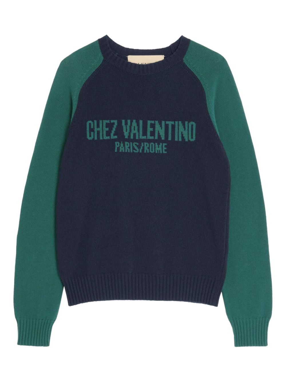 Valentino Chez Valentino Wool Sweater - Blue