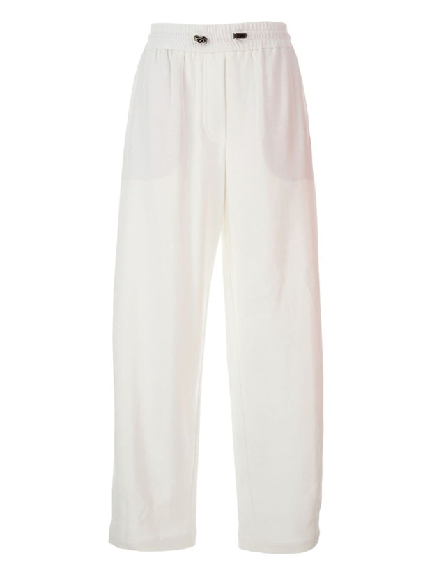 Brunello Cucinelli Cotton Trousers - White