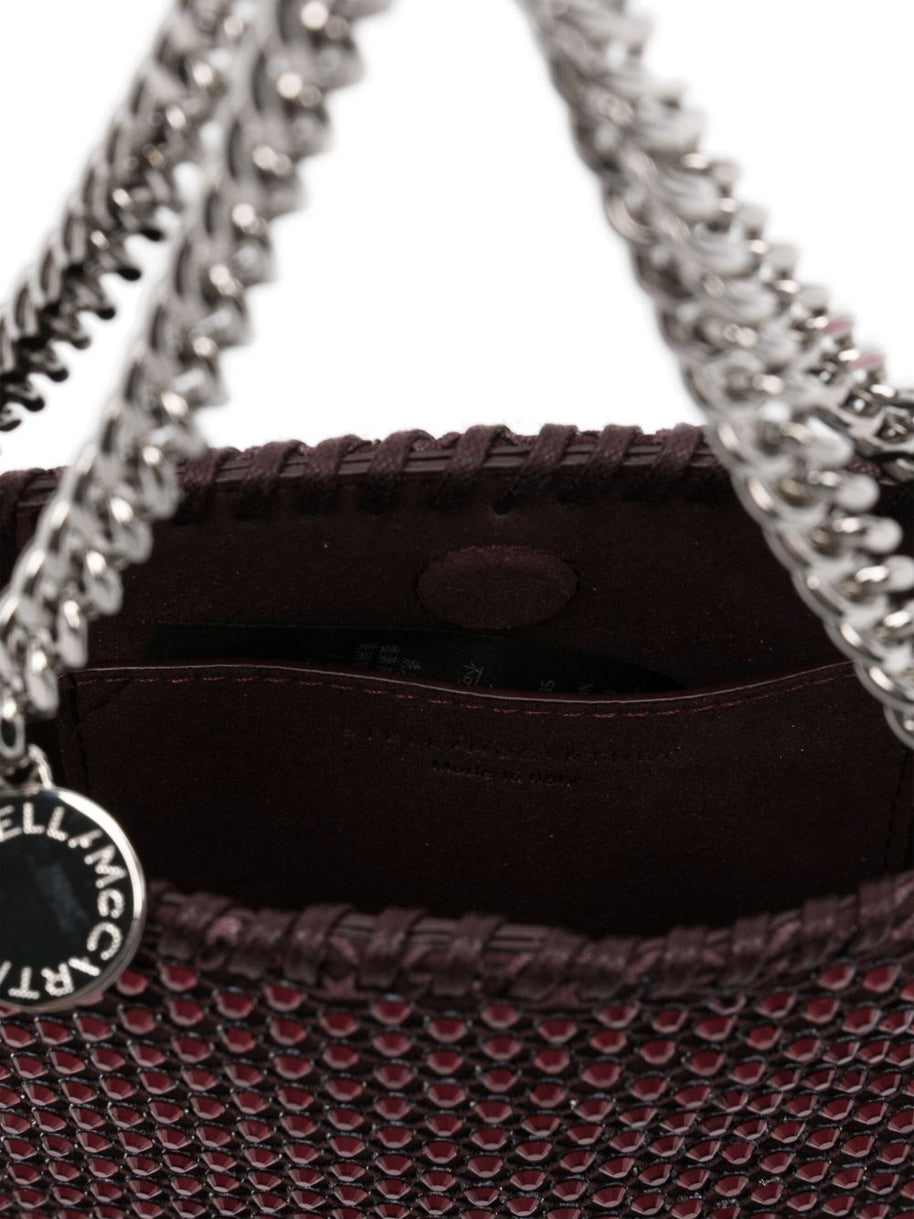 Stella McCartney Falabella Crystal Mini Tote - Bordeaux