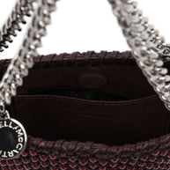 Stella McCartney Falabella Crystal Mini Tote - Bordeaux