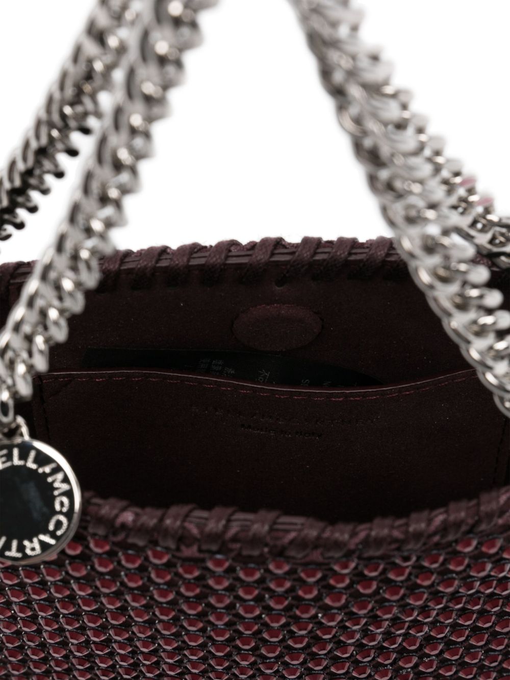 Stella McCartney Falabella Crystal Mini Tote - Bordeaux
