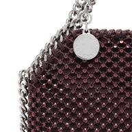 Stella McCartney Falabella Crystal Mini Tote - Bordeaux
