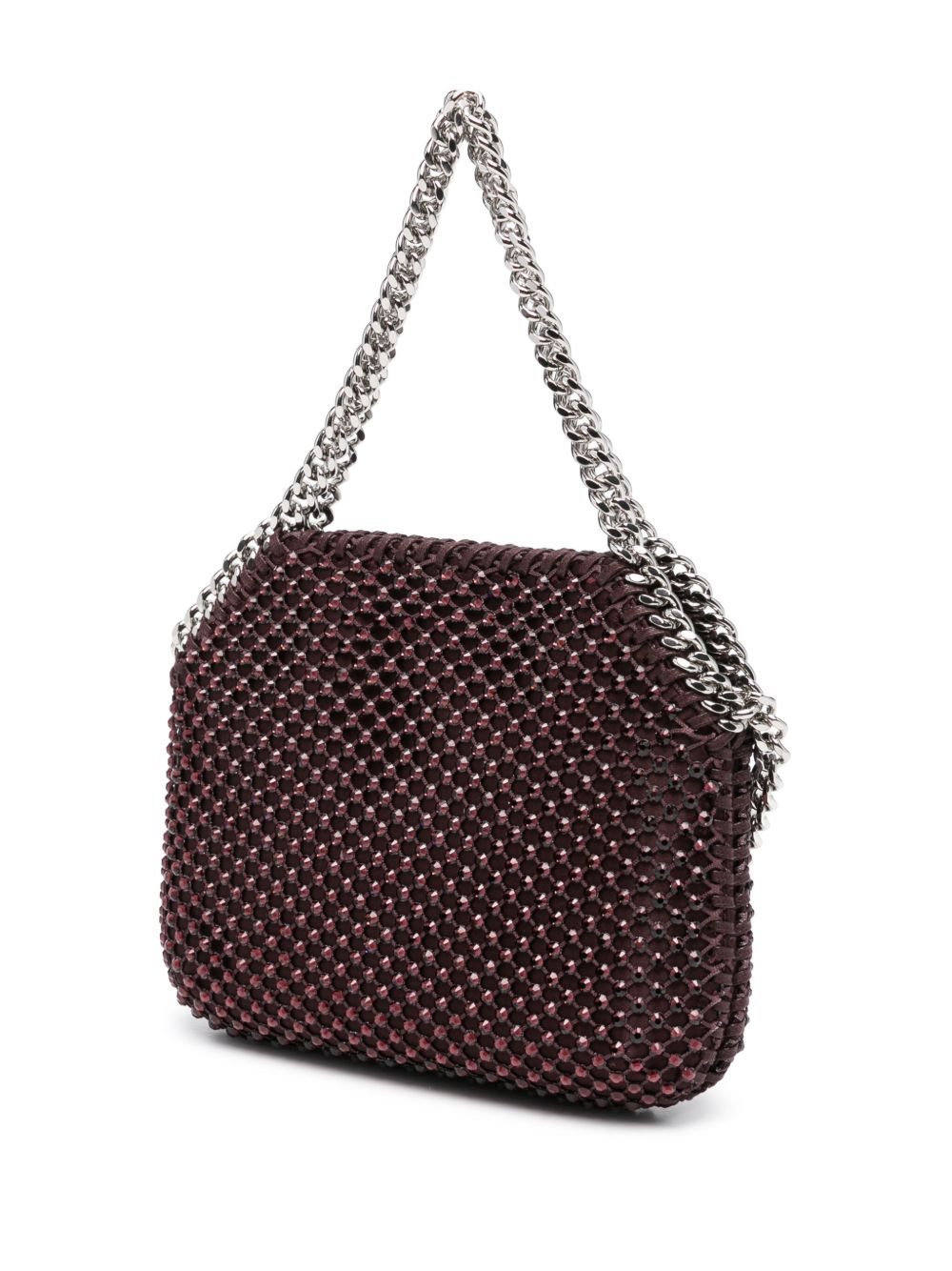 Stella McCartney Falabella Crystal Mini Tote - Bordeaux