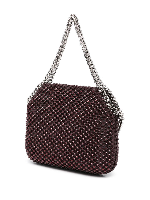 Stella McCartney Falabella Crystal Mini Tote - Bordeaux