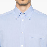 Valentino VLogo Signature Cotton Shirt - Clear Blue