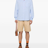 Valentino VLogo Signature Cotton Shirt - Clear Blue
