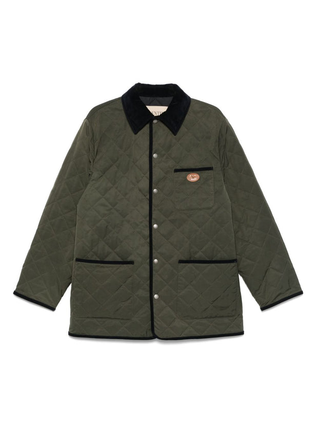 Valentino VLogo Signature Caban Jacket - Green