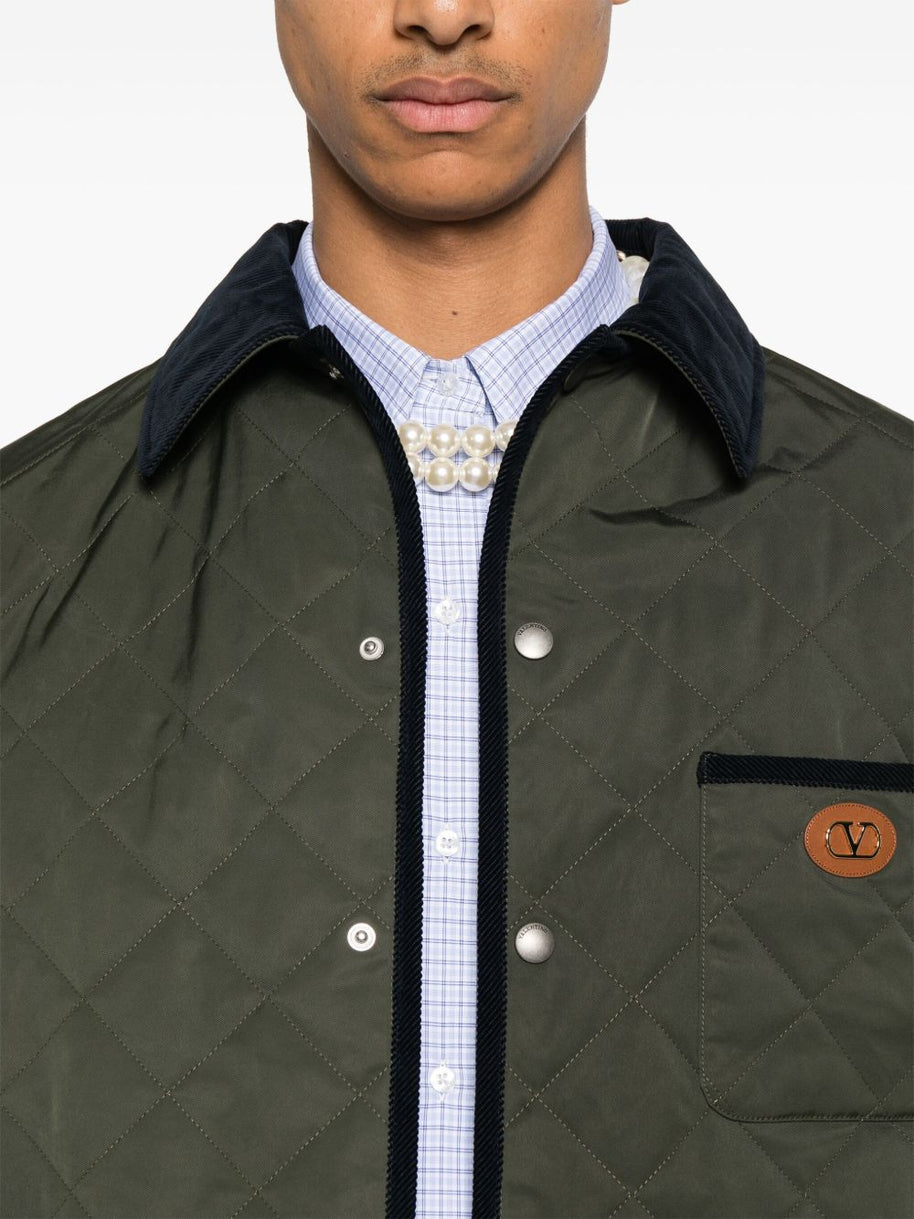 Valentino Vlogo Signature Quilted Jacket