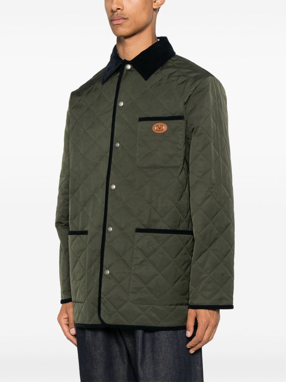 Valentino Vlogo Signature Quilted Jacket