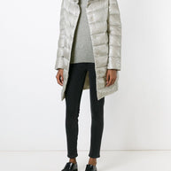 Herno Dora Long Down Jacket - Light Grey