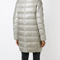 Herno Dora Long Down Jacket - Light Grey