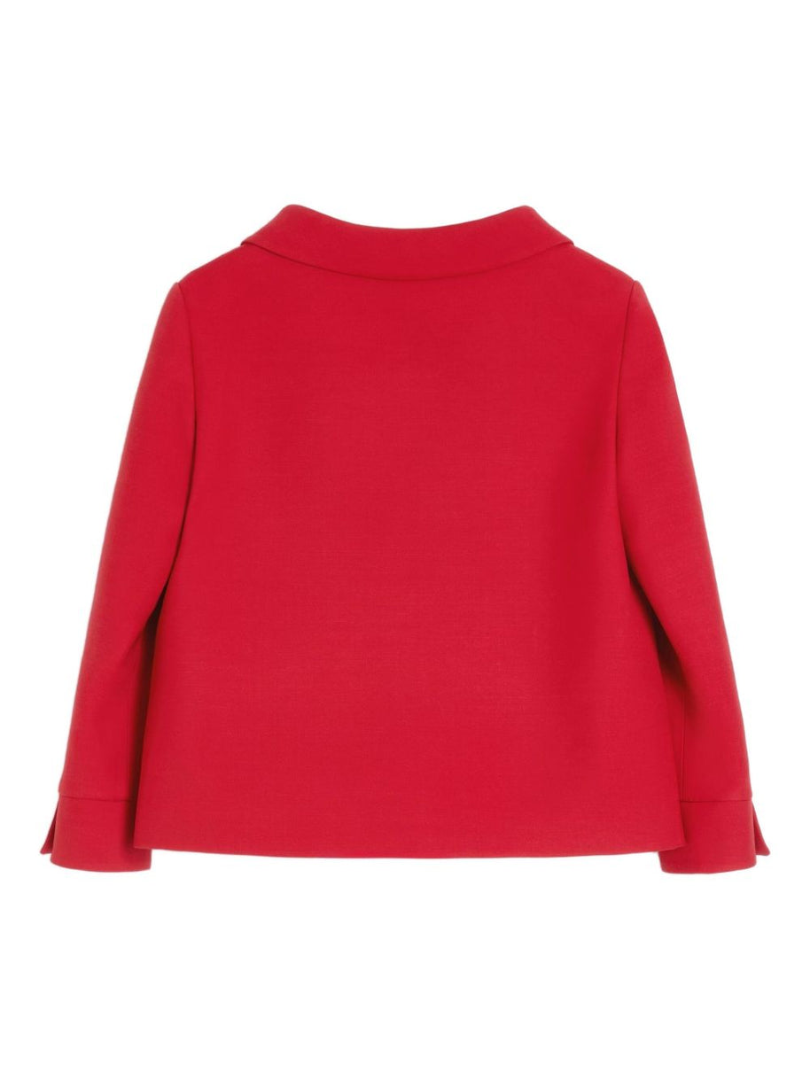 Valentino Wool And Silk Crepe Couture Jacket