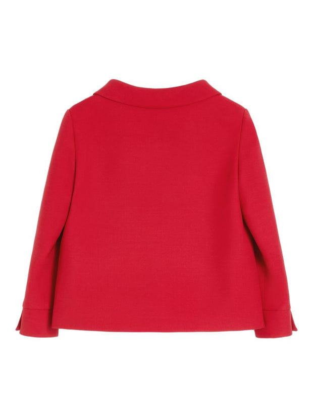 Valentino Wool And Silk Crepe Couture Jacket