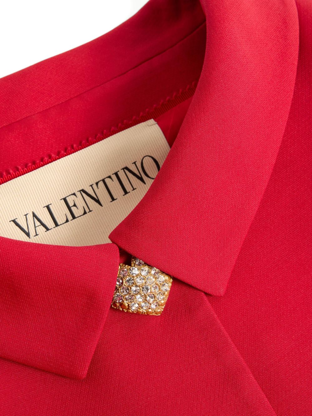 Valentino Wool And Silk Crepe Couture Jacket