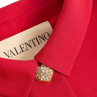 Valentino Wool And Silk Crepe Couture Jacket