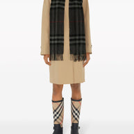 Burberry Check Cashmere Scarf
