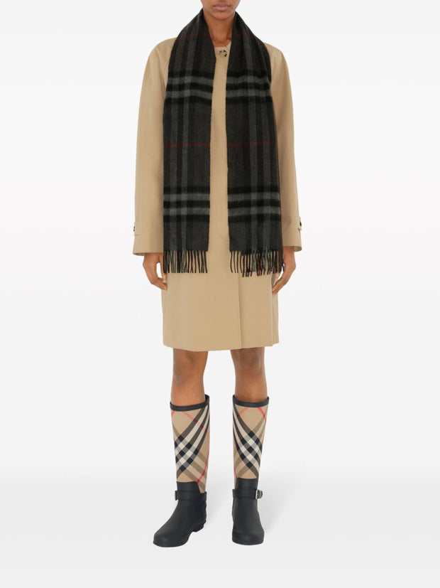 Burberry Check Cashmere Scarf