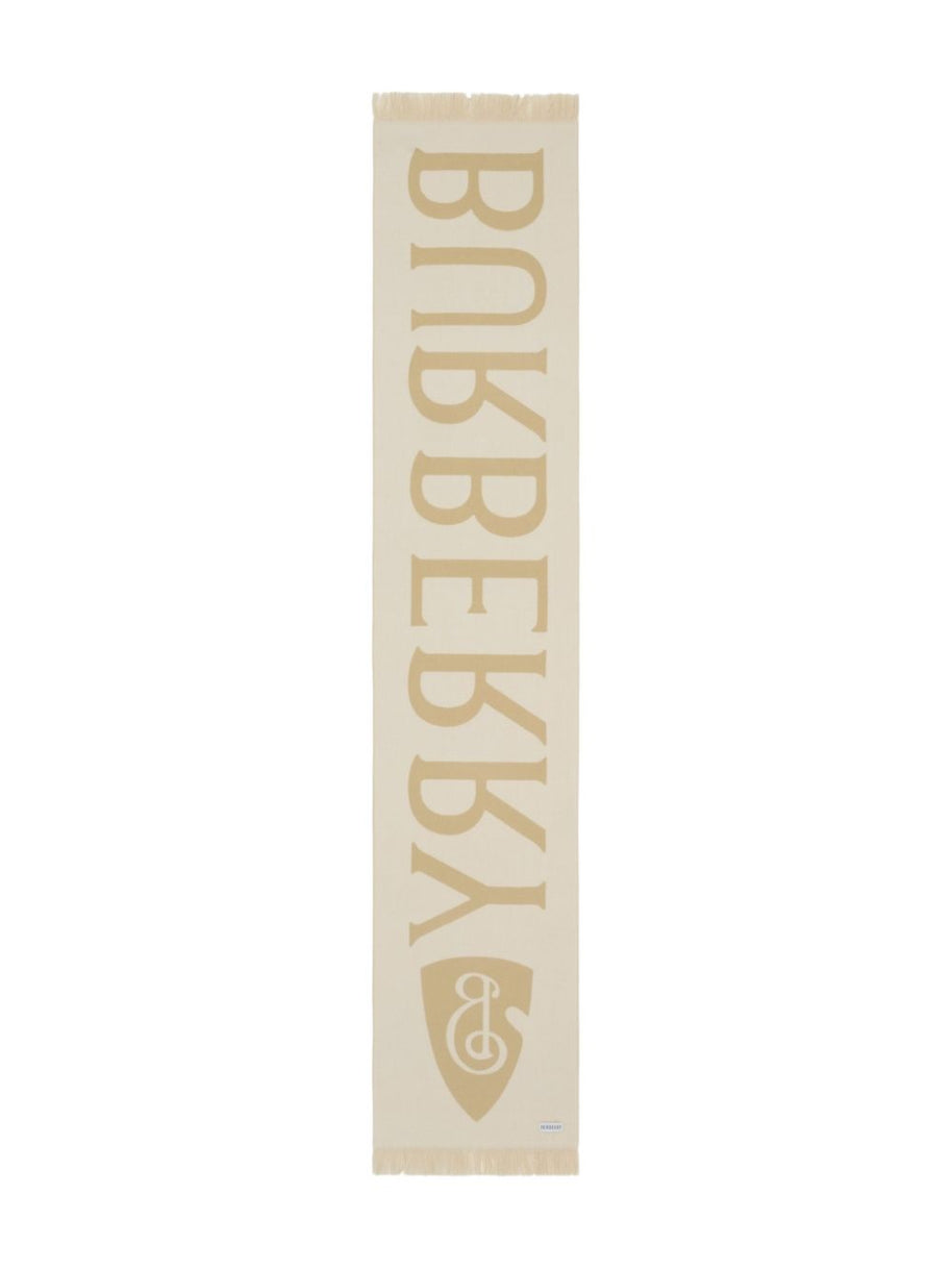 Burberry Logo Wool Scarf