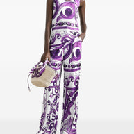 Dolce & Gabbana Maiolica Print Tank Top