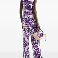 Dolce & Gabbana Maiolica Print Tank Top