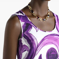 Dolce & Gabbana Maiolica Print Tank Top