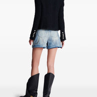 Balmain Tweed Short Jacke - Black
