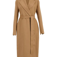 Stella McCartney Wool double-Breasted Coat Camel