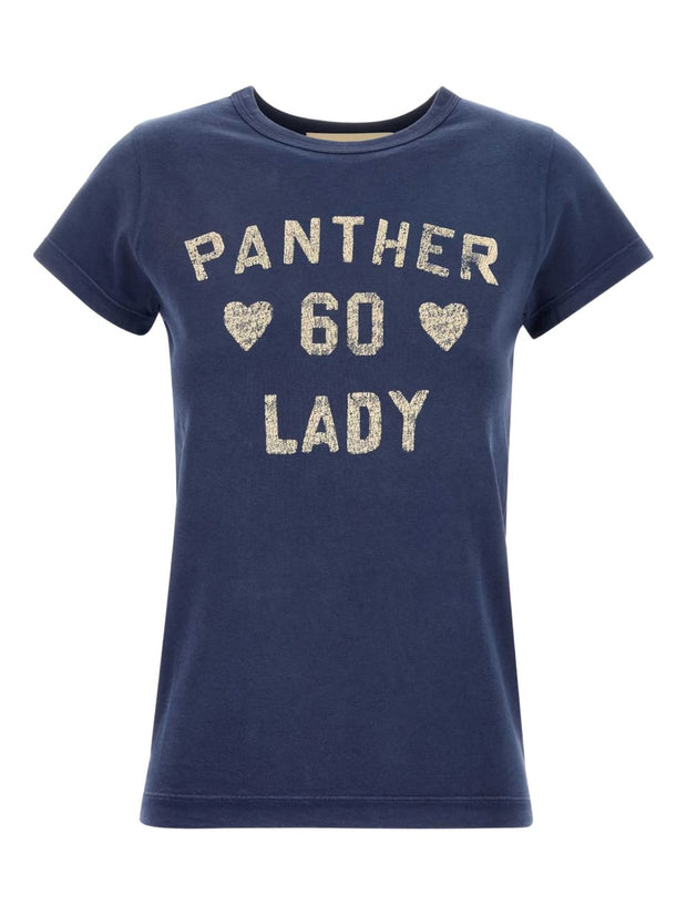 Valentino Printed Cotton T-shirt - Blue