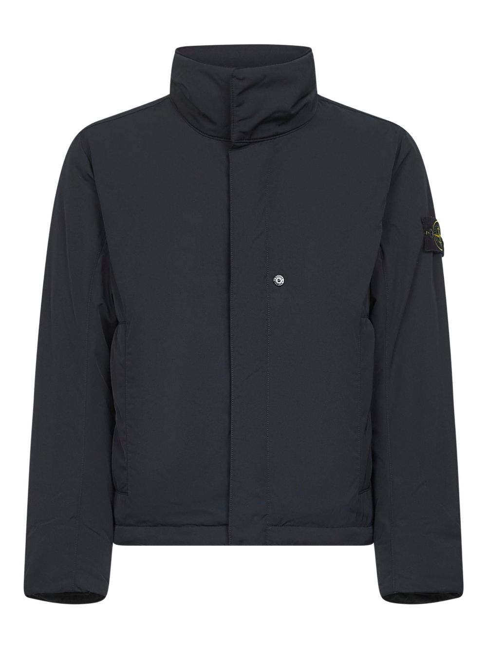 Stone Island Nylon Short Windbreaker - Black