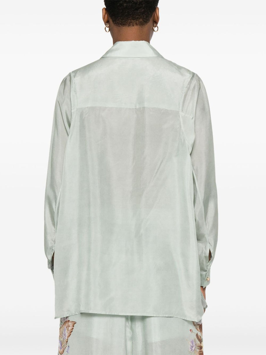 Zimmermann Coco Printed Silk Shirt