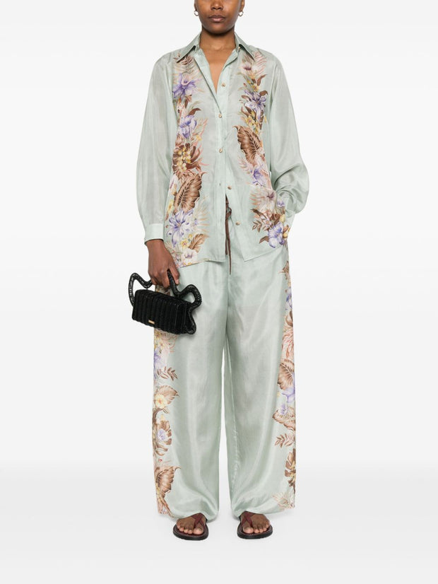 Zimmermann Coco Printed Silk Shirt