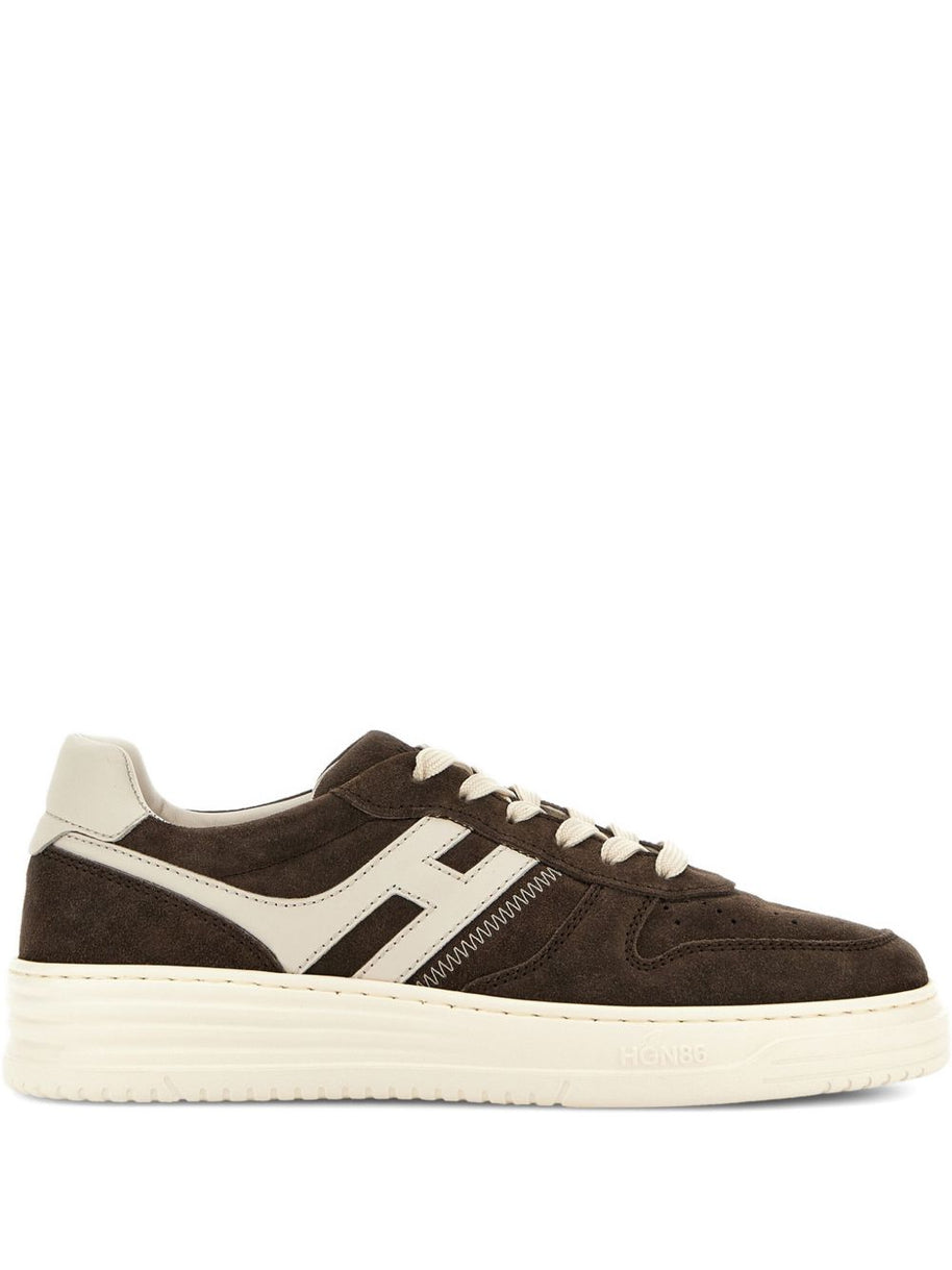HOGAN PRE H630 Leather Sneakers - Brown