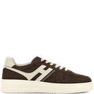 HOGAN PRE H630 Leather Sneakers - Brown