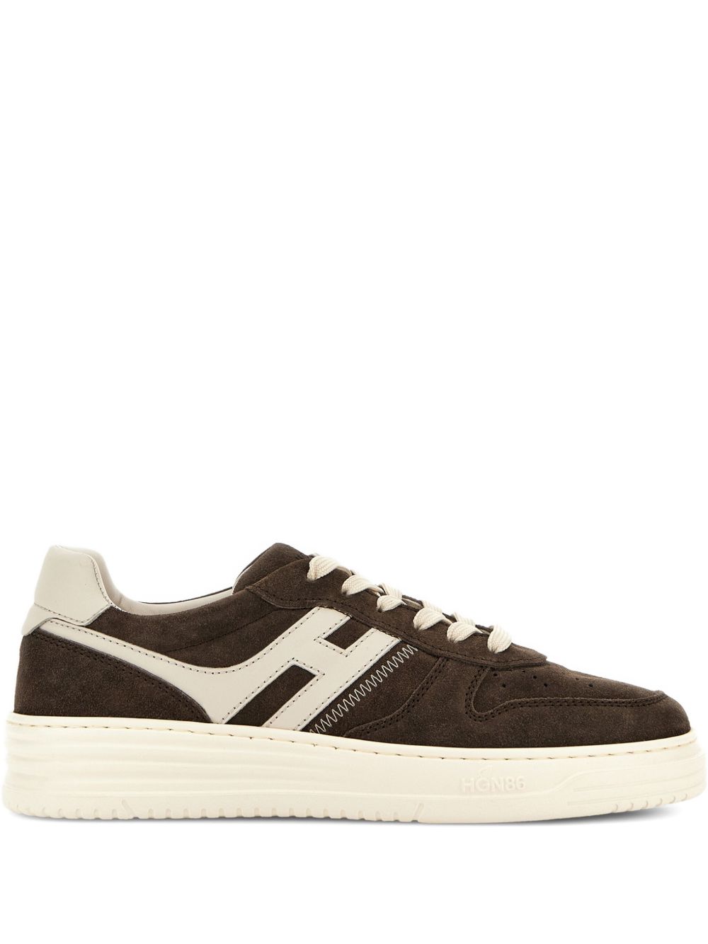 HOGAN PRE H630 Leather Sneakers - Brown