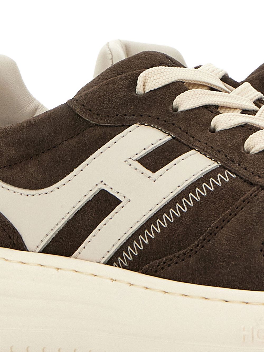 HOGAN PRE H630 Leather Sneakers - Brown