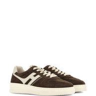 HOGAN PRE H630 Leather Sneakers - Brown