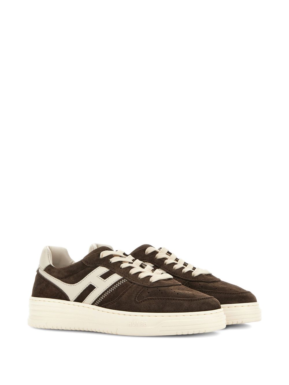 HOGAN PRE H630 Leather Sneakers - Brown