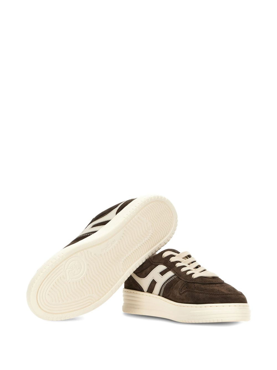 HOGAN PRE H630 Leather Sneakers - Brown