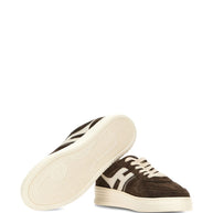 HOGAN PRE H630 Leather Sneakers - Brown