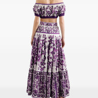 Dolce & Gabbana Maiolica Print Cotton Top