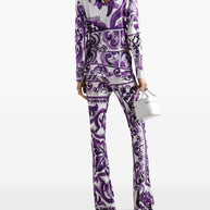 Dolce & Gabbana Maiolica Print Trousers