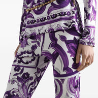 Dolce & Gabbana Maiolica Print Trousers