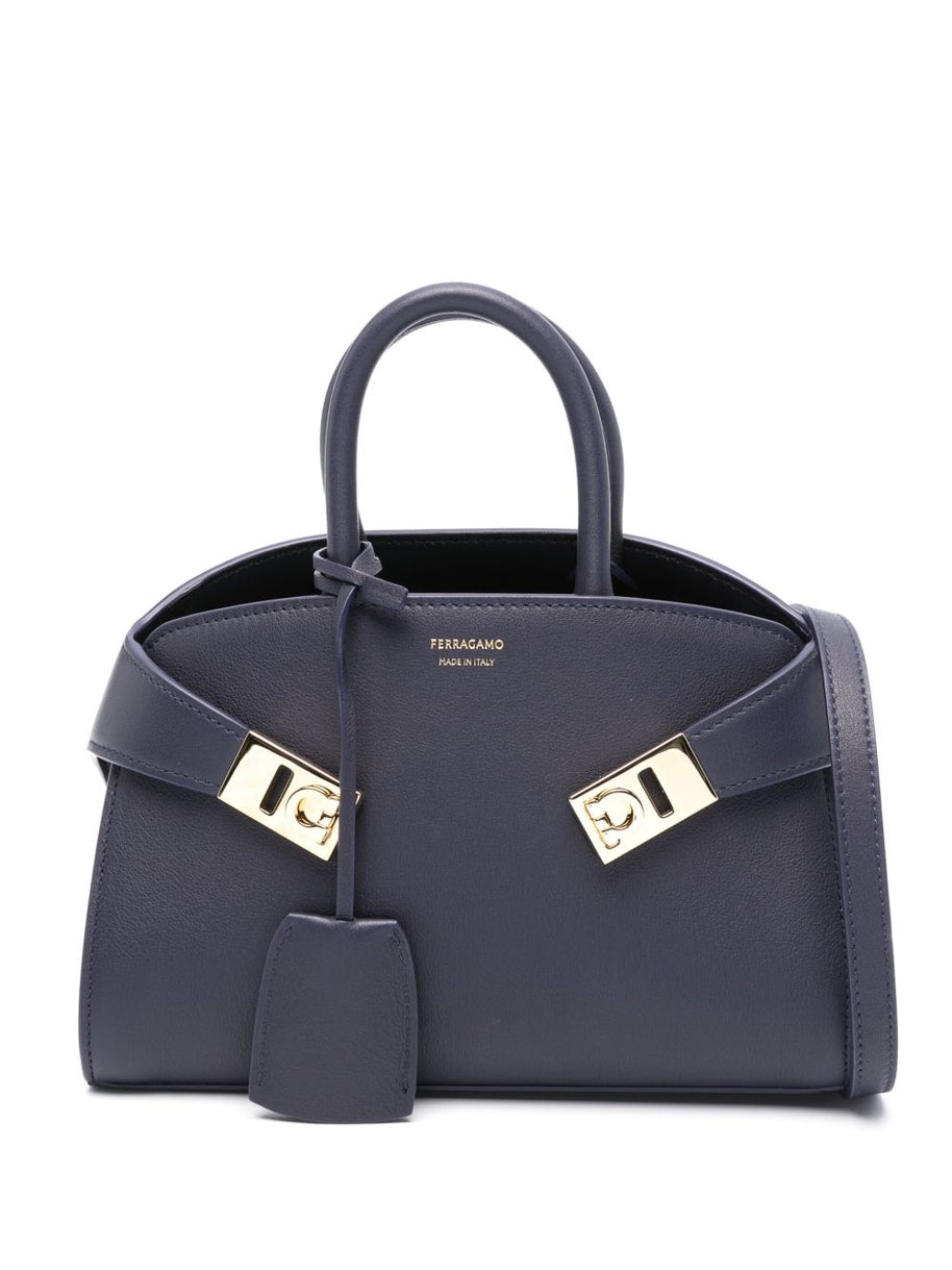 Ferragamo Logo-print Leather Tote Bag