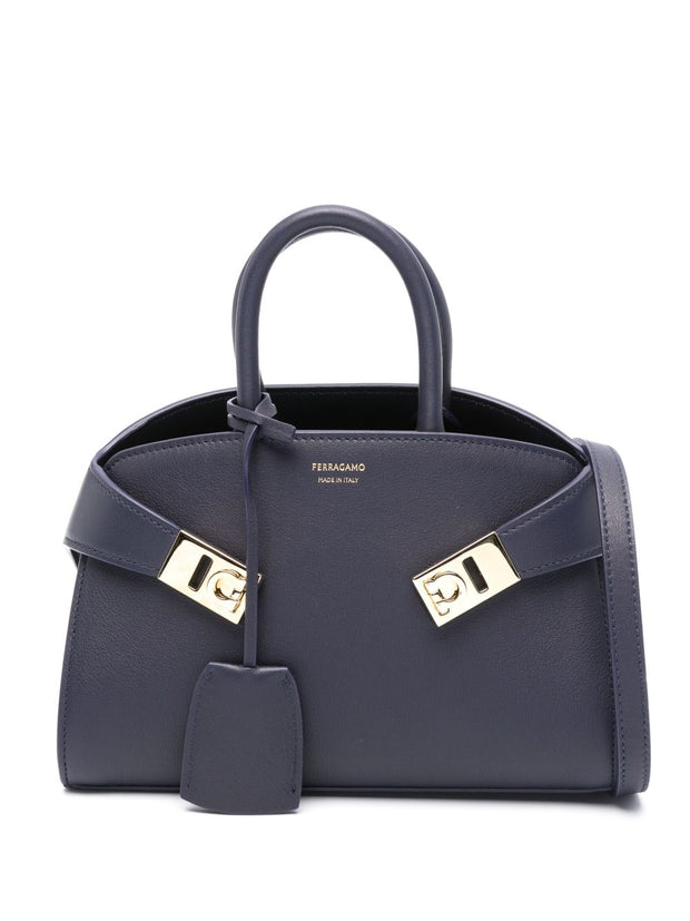 Ferragamo Logo-print Leather Tote Bag