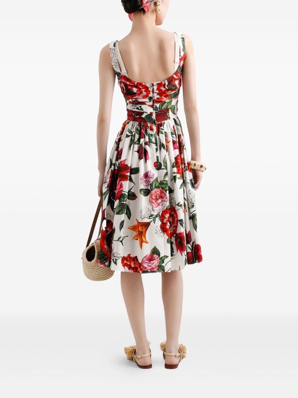 Dolce & Gabbana Floral-print Midi Dress